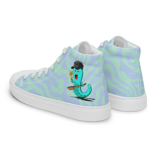 baskets hautes en toile femme woow