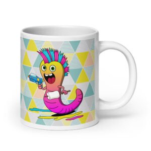 mug blanc brillant w00w.03