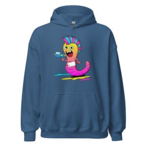 sweat à capuche unisexe adulte woow.03 le punk joyeux