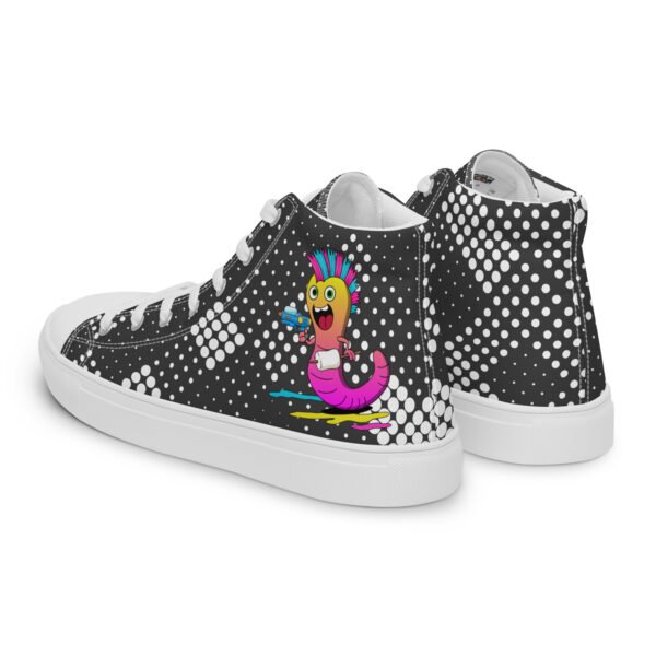 baskets hautes en toile femme woow.03 le punk joyeux