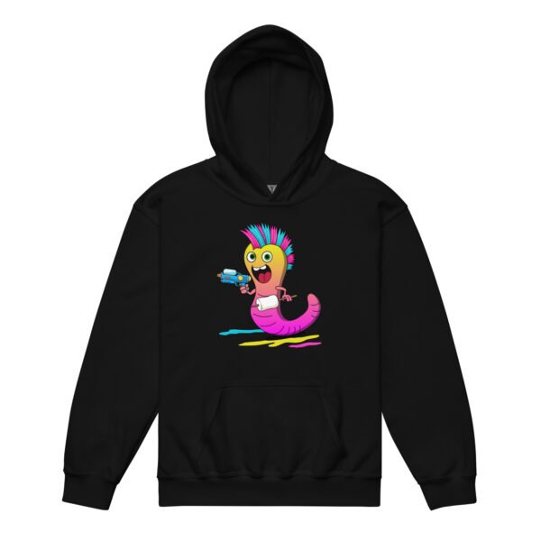 sweat à capuche épais pour les jeunes woow.03 le punk joyeux