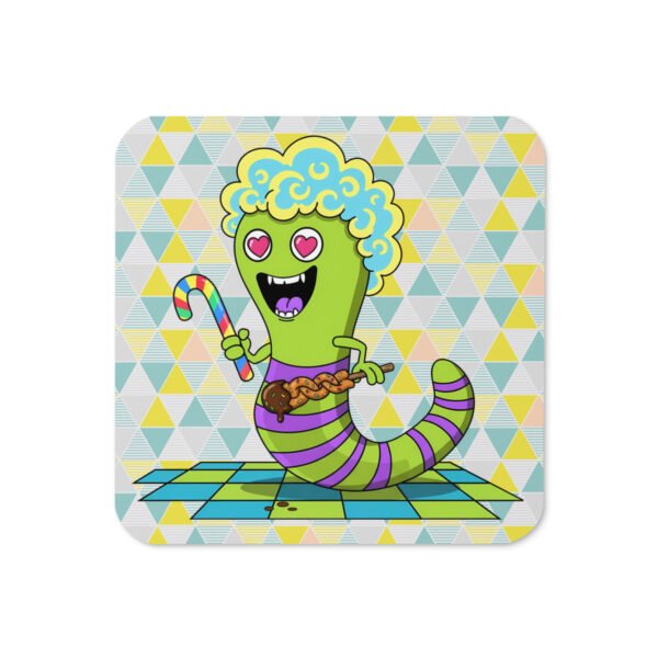 Sous-verres en liège - WooW.04 - Candy Loca