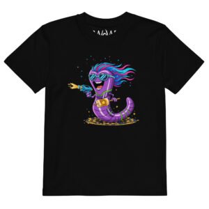 T-shirt en coton bio enfant - WooW.05 - Purple Star