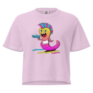 T-shirt boxy épais femme - WooW.03 - Le Punk Joyeux