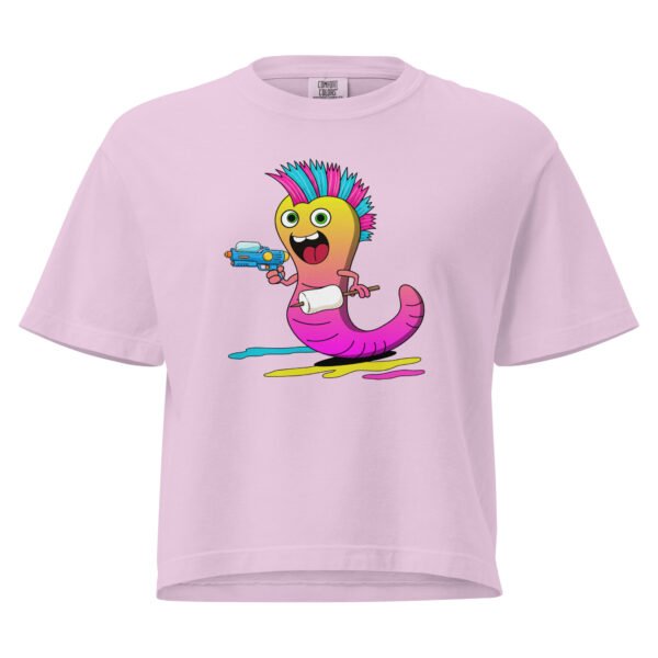 T-shirt boxy épais femme - WooW.03 - Le Punk Joyeux