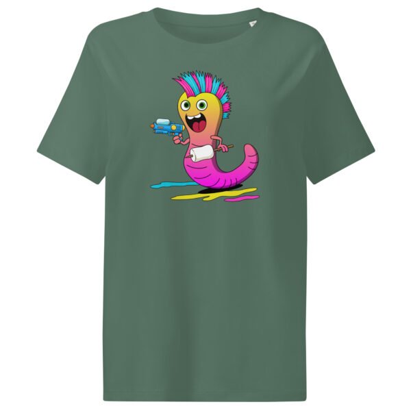 T-shirt col côtelé écologique femme - WooW.03 - Le Punk Joyeux