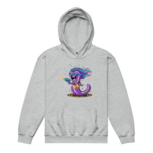 Sweat à capuche épais pour les jeunes - WooW.05 - Purple Star